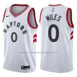 Maillot Toronto Raptors Cj Miles #0 Association 2017-18 Blanc