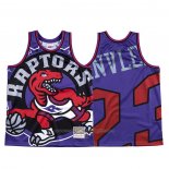 Maillot Toronto Raptors Fred Vanvleet #23 Mitchell & Ness Big Face Volet