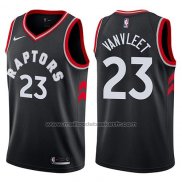 Maillot Toronto Raptors Fred Vanvleet #23 Statement 2017-18 Noir