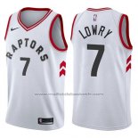 Maillot Toronto Raptors Kyle Lowry #7 2017-18 Blanc