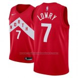 Maillot Toronto Raptors Kyle Lowry #7 Earned 2018-19 Rouge