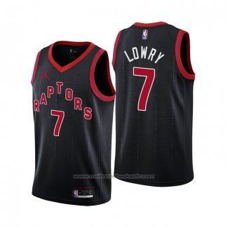 Maillot Toronto Raptors Kyle Lowry #7 Statement 2020-21 Noir