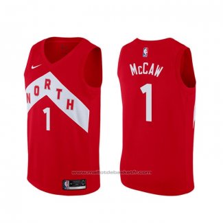 Maillot Toronto Raptors Patrick Mccaw #1 Earned Rouge