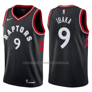 Maillot Toronto Raptors Serge Ibaka #9 Statement 2017-18 Noir