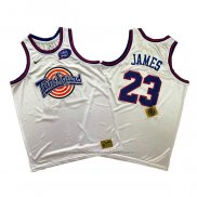 Maillot Tune Squad Lebron James #23 Blanc