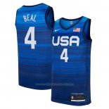 Maillot USA 2021 Bradley Beal #4 Bleu