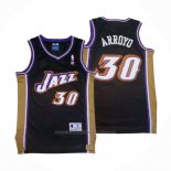 Maillot Utah Jazz Carlos Arroyo #30 Retro Noir