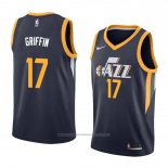 Maillot Utah Jazz Eric Griffin #17 Icon 2018 Bleu