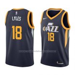 Maillot Utah Jazz Jairus Lyles #18 Icon 2018 Bleu