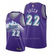 Maillot Utah Jazz Jeff Green #22 Hardwood Classics 2019-20 Volet