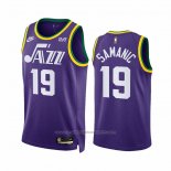 Maillot Utah Jazz Luka Samanic #19 Classic 2023-24 Volet