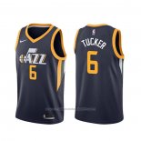 Maillot Utah Jazz Rayjon Tucker #6 Icon Edition Bleu