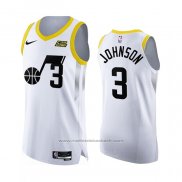 Maillot Utah Jazz Stanley Johnson #3 Association Authentique 2022-23 Blanc