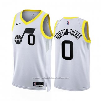 Maillot Utah Jazz Talen Horton-tucker #0 Association 2022-23 Blanc