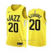 Maillot Utah Jazz Udoka Azubuike #20 Icon 2022-23 Jaune