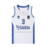 Maillot Vytautas Liangelo Ball #3 Blanc