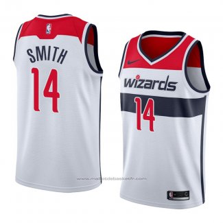 Maillot Washington Wizards Jason Smith #14 Association 2018 Blanc