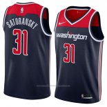 Maillot Washington Wizards Tomas Satoransky #31 Statement 2018 Noir