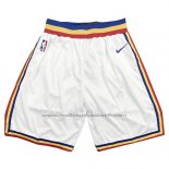 Short Golden State Warriors Hardwood Classics 2019-20 Blanc