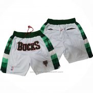 Short Milwaukee Bucks Blanc