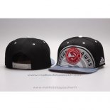 Casquette Atlanta Hawks Snapback Noir Gris