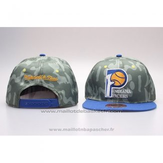 Casquette Indiana Pacers Snapback Vert