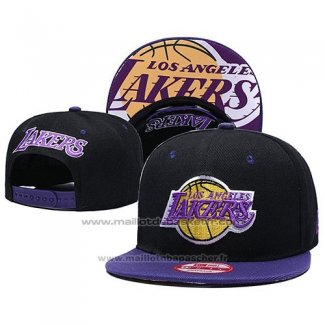 Casquette Los Angeles Lakers 9FIFTY Snapback Noir Volet