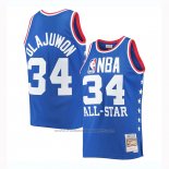 Maillot All Star 1985 Hakeem Olajuwon #34 Bleu