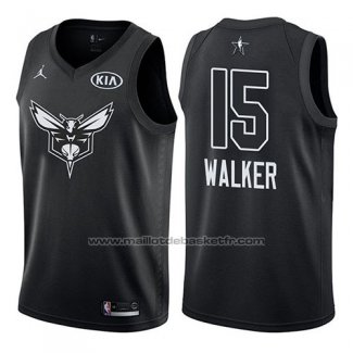 Maillot All Star 2018 Charlotte Hornets Kemba Walker #15 Noir