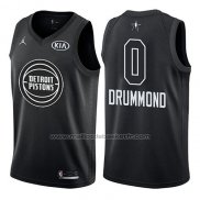 Maillot All Star 2018 Detroit Pistons Andre Drummond #0 Noir