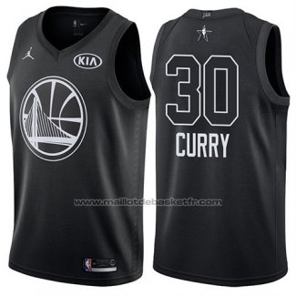 Maillot All Star 2018 Golden State Warriors Stephen Curry #30 Noir