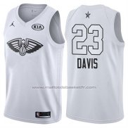 Maillot All Star 2018 New Orleans Pelicans Anthony Davis #23 Blanc