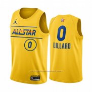Maillot All Star 2021 Portland Trail Blazers Damian Lillard #0 Or