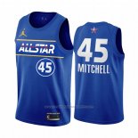 Maillot All Star 2021 Utah Jazz Donovan Mitchell #45 Bleu