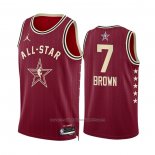 Maillot All Star 2024 Boston Celtics Jaylen Brown #7 Rouge