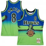 Maillot Atlanta Hawks Steve Smith #8 Mitchell & Ness 1996-97 Vert
