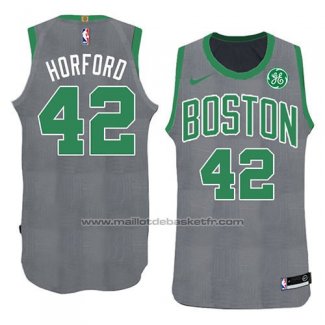 Maillot Boston Celtics Al Horford Noel 2018 Vert