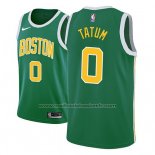 Maillot Boston Celtics Jayson Tatum #0 Earned 2018-19 Vert