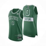Maillot Boston Celtics Jayson Tatum #0 Ville Authentique Vert