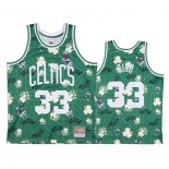 Maillot Boston Celtics Larry Bird #33 Hardwood Classics Tear Up Pack Vert