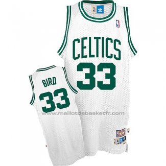Maillot Boston Celtics Larry Bird #33 Retro Blanc