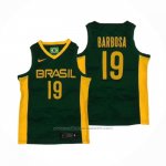 Maillot Brasil Leandro Barbosa #19 2019 FIBA Baketball World Cup Vert