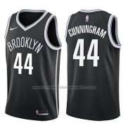 Maillot Brooklyn Nets Dante Cunningham #44 Icon 2017-18 Noir