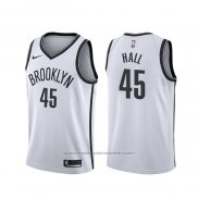 Maillot Brooklyn Nets Donta Hall #45 Association 2020 Blanc