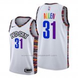 Maillot Brooklyn Nets Jarrett Allen #31 Ville LGBTQ Pride Night 2020 Blanc