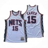Maillot Brooklyn Nets Vince Carter #15 Mitchell & Ness 2006-07 Blanc