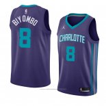 Maillot Charlotte Hornets Bismack Biyombo #8 Statement 2018 Violet