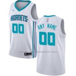 Maillot Charlotte Hornets Personnalise 17-18 Blanc