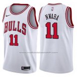 Maillot Chicago Bulls David Nwaba #11 Association 2017-18 Blanc