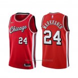 Maillot Chicago Bulls Lauri Markkanene #24 Ville 2021-22 Rouge